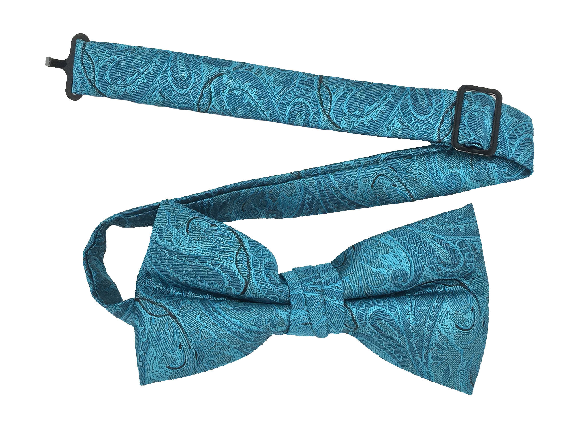 Turquoise Bow Tie Men's Pre-Tied Clip Bow Tie 2 1/2-Inch Spencer J's ...